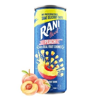 Rani Float 240 Ml Peach, 24 Pieces Per Carton